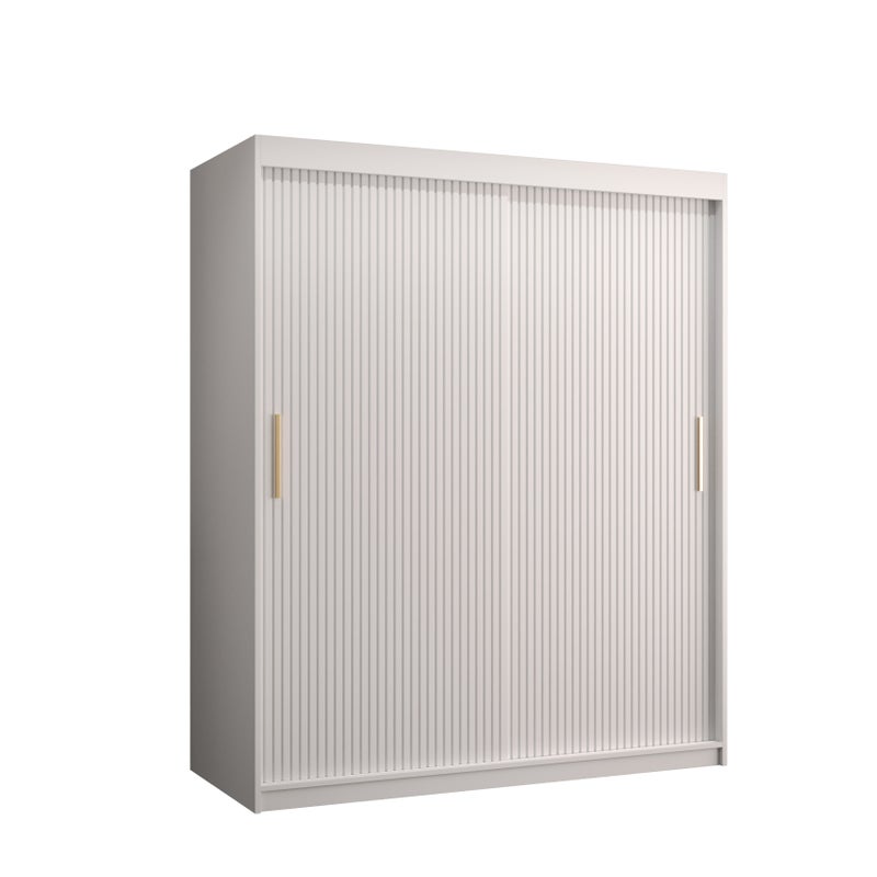Szafa przesuwna garderoba RIFLO SLIM 1 150 x 62 x 200 cm Biały - Abiks Meble