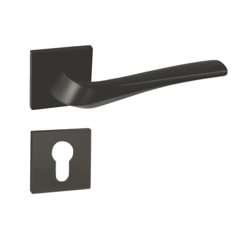 DOMINO Klamka ADEL-QR slim czarna PZ