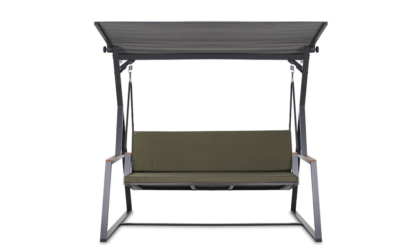 Poduszka ogrodowa na huśtawkę 130x60x50cm poduszka na meble ogrodowe zielona, poduszka na balkon taras, poducha ogrodowa na ławkę