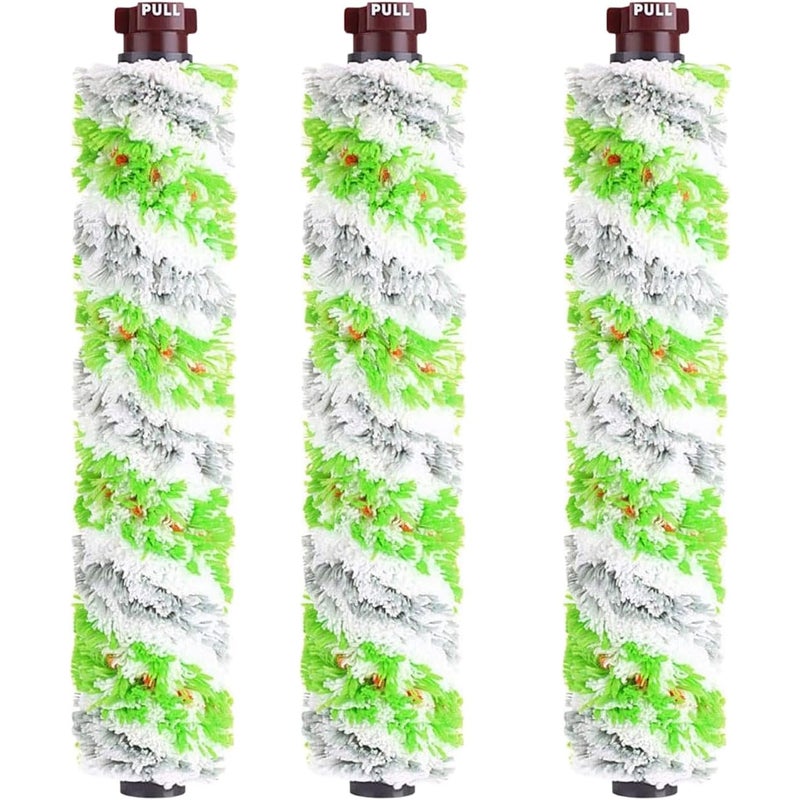 Opakowanie 3 rolek wymiennych do szczotek wielofunkcyjnych 2460 do odkurzaczy Bissell CrossWave Pet Pro 3888A, 1785 i 2306A