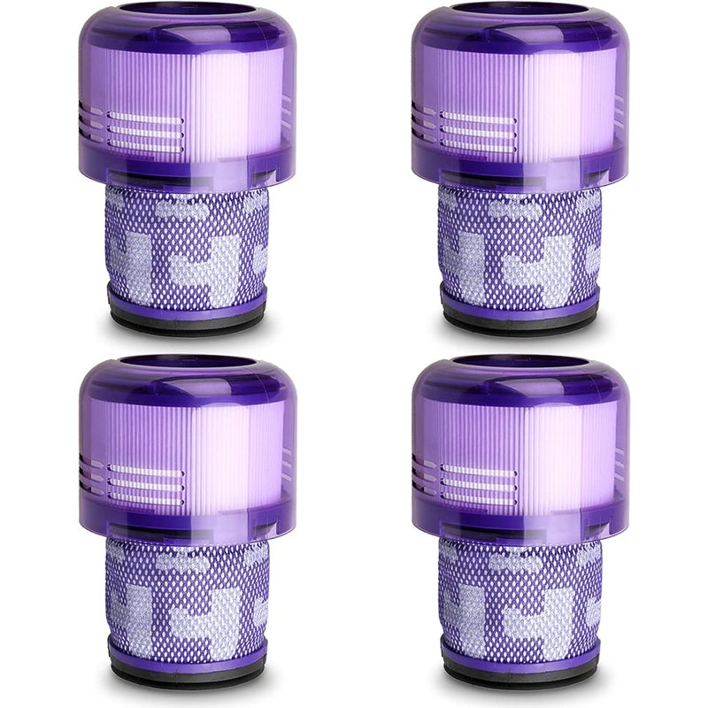 Opakowanie 4 wymiennych filtrów do odkurzaczy Dyson V11 Torque Drive, V11 Animal, V11 Complete i V11 Extra.