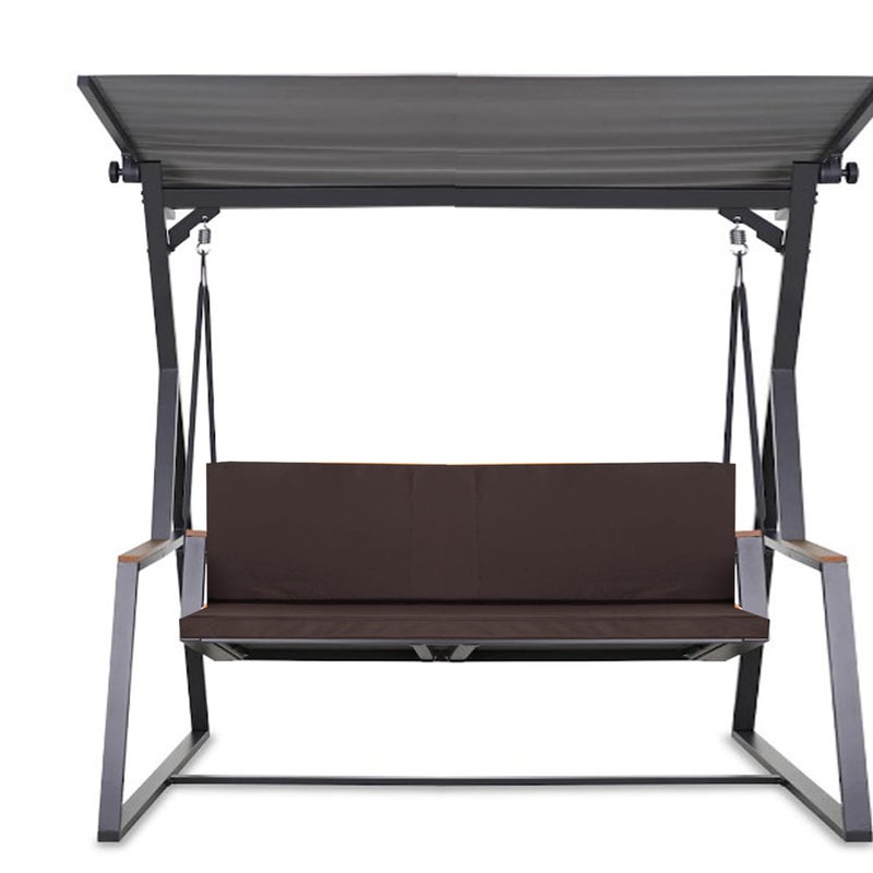 Poduszka ogrodowa na huśtawkę 150x50x50cm poduszka na meble ogrodowe brązowa, poduszka na balkon taras, poducha ogrodowa na ławkę