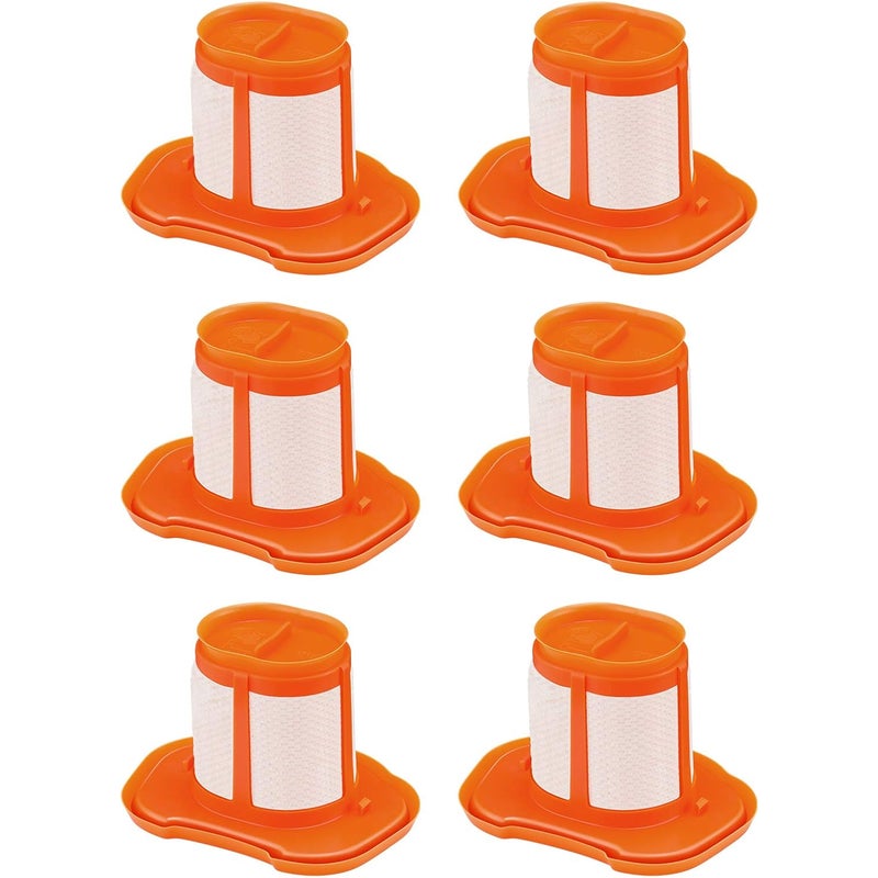 Wkłady filtrujące HEPA kompatybilne z filtrami do odkurzaczy Black & Decker HHVKF10, 6 szt.