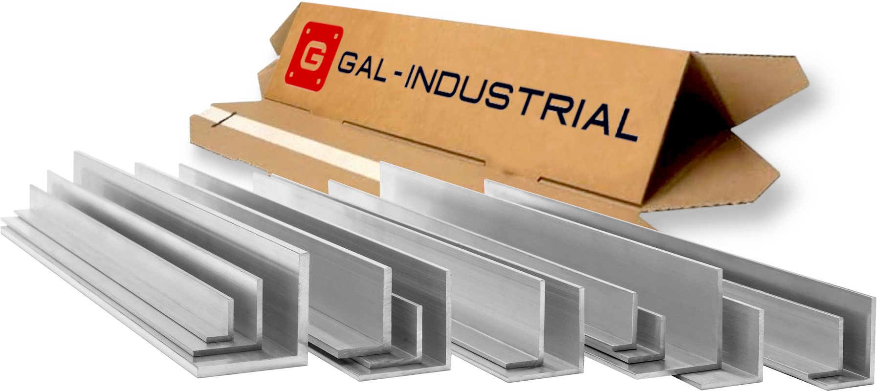 Gal Industrial Kątownik Aluminiowy 15x15x2mm 340cm Aluminium EN6060 PA38+Cięcie na wymiar