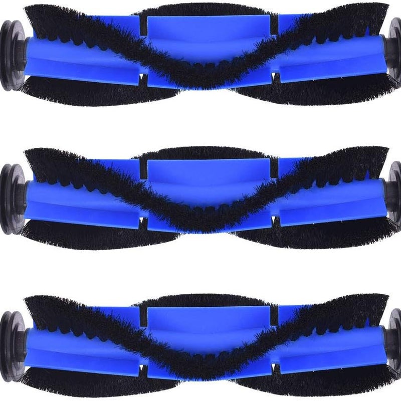 Wymienne szczotki walcowe kompatybilne z eufy RoboVac 11S, 15T, 30, 30C, 15C, 12, 25C, 35C, 11S Max, 15C Max, opakowanie 3 sztuk.