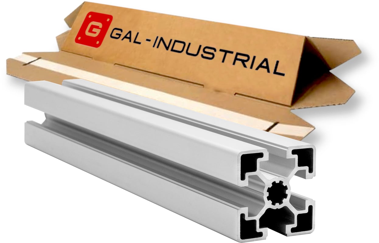 Gal Industrial Profil KONSTRUKCYJNY ALUMINIOWY 45x45 [12] R 350cm + Cięcie na wymiar