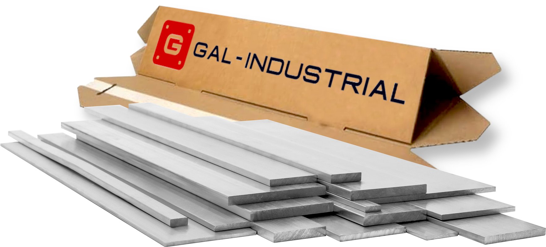 Płaskownik Aluminiowy 80x3 mm 280 cm Gal Industrial Profil Aluminium + Cięcie na wymiar