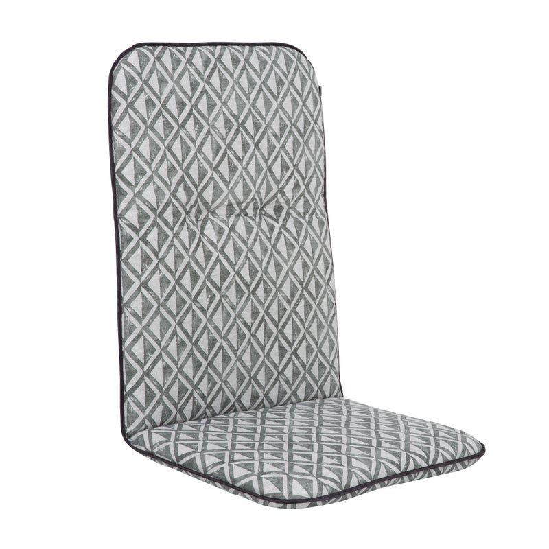 Poduszka na fotel 116 x 50 cm Classic Hoch geometryczny jasnoszary PATIO