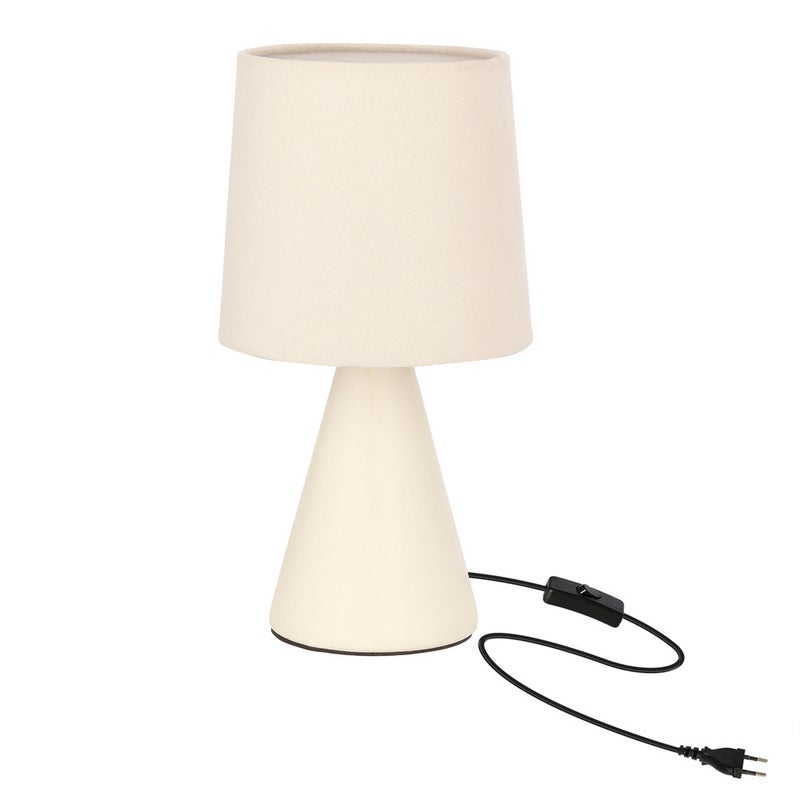 Lampa stołowa ceramiczna SATTI beżowa 1xE14x40W Candellux