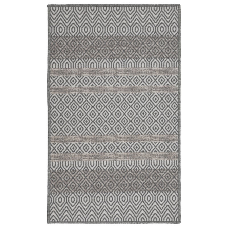 Chodnik antypoślizgowy Vita 60x100 cm Geometryczny szary