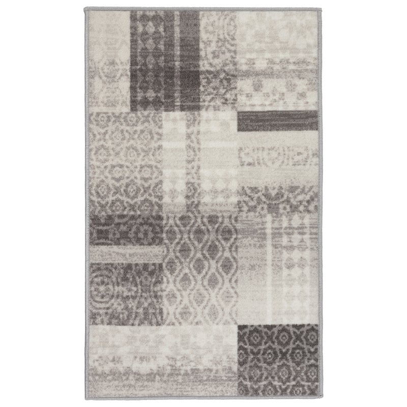 Chodnik antypoślizgowy Vita 60x100 cm Patchwork beżowy