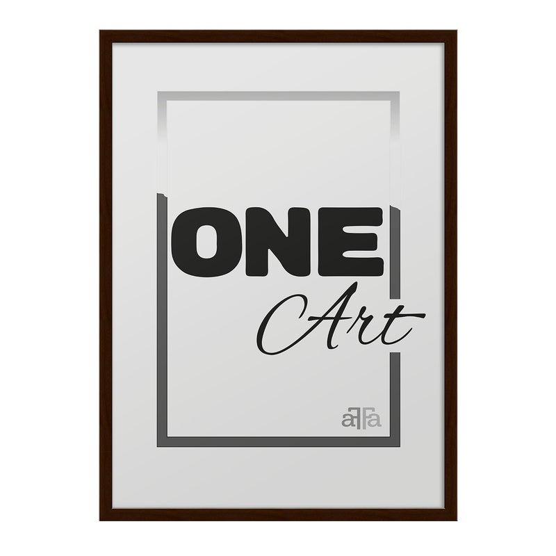 Ramka Hekla 50x70 (B2) MDF plakat brązowy 1szt.