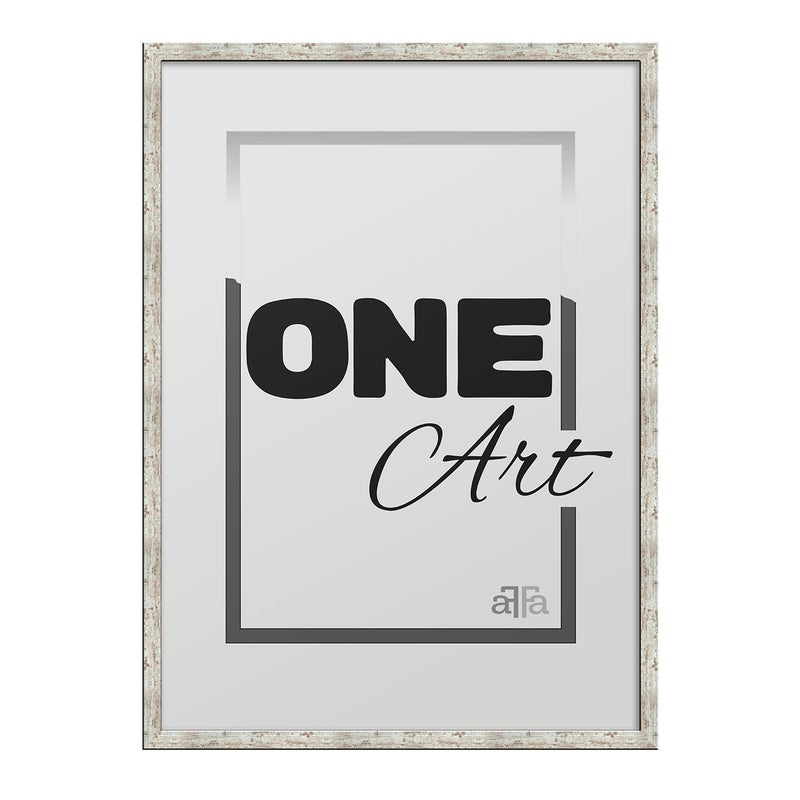 Ramka Hekla 50x70 (B2) MDF plakat bielona sosna 1szt.