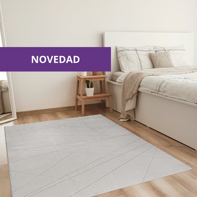 Dywanzpoliestru,krótkiwłos,Storesdeco,szary140x200