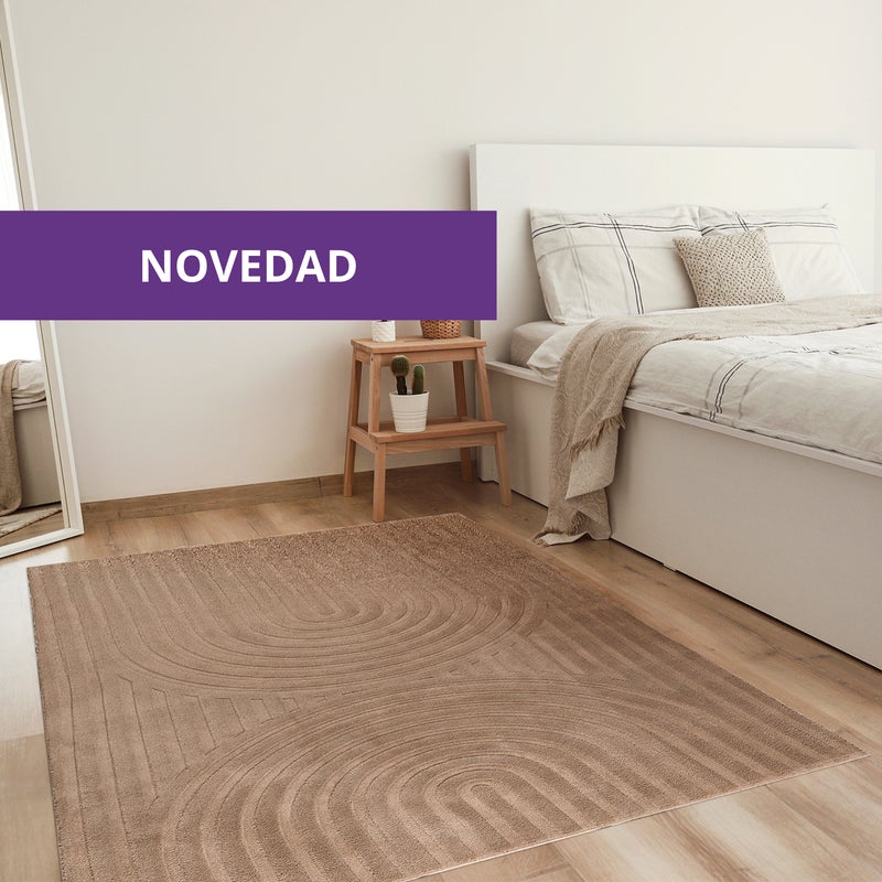 Dywanzpoliestru,krótkiwłos,Storesdeco,brązowy200x290