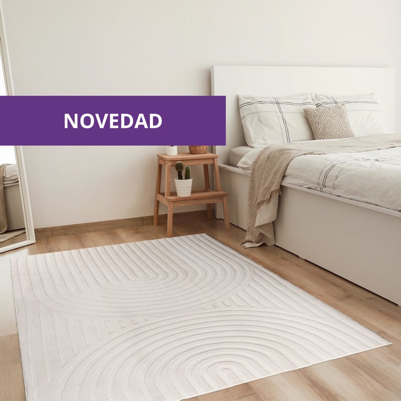 Dywanzpoliestru,krótkiwłos,Storesdeco,biały140x200