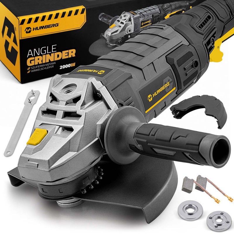 Szlifierka kątowa diax Humberg HM-412 2000W 230mm wolny start mocna kątówka