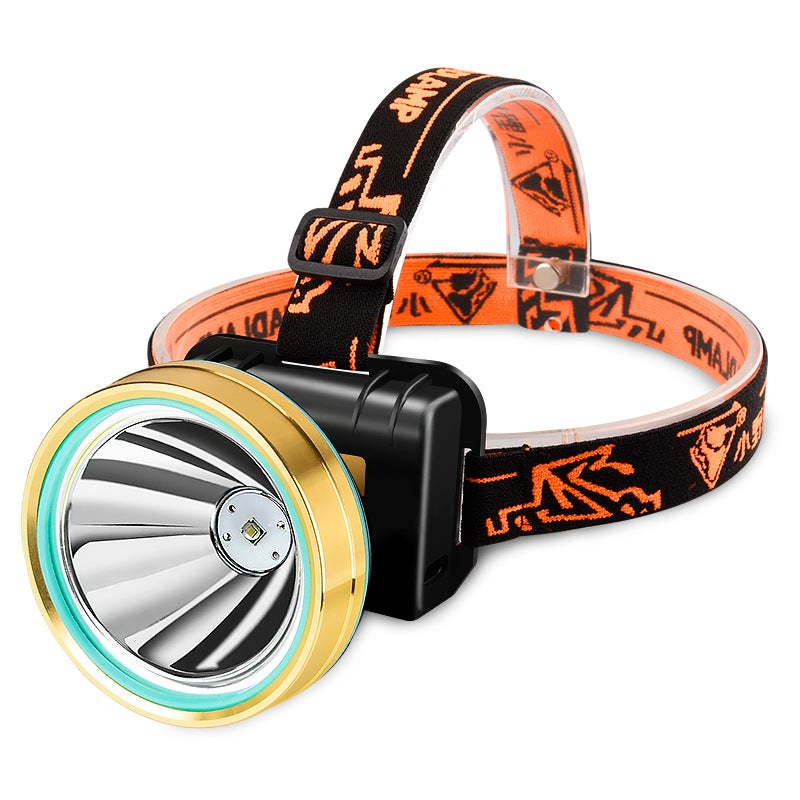 Mocna, zasilana energią słoneczną, ładowalna latarka czołowa LED z kablem USB, wodoodporna i odporna na wstrząsy, odpowiednia do uprawiania turystyki