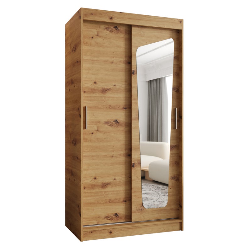 Szafa przesuwna garderoba MOKA 100 x 62 x 200 cm Artisan - Abiks Meble