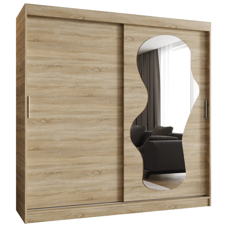 Szafa przesuwna garderoba ULTRA 200 x 62 x 200 cm Sonoma - Abiks Meble