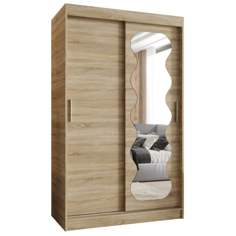 Szafa przesuwna garderoba SPOTI 120 x 62 x 200 cm Sonoma - Abiks Meble