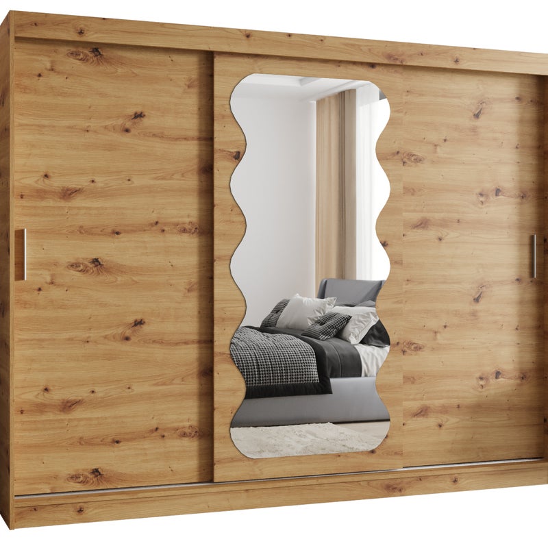 Szafa przesuwna garderoba SPOTI 250 x 62 x 200 cm Artisan - Abiks Meble