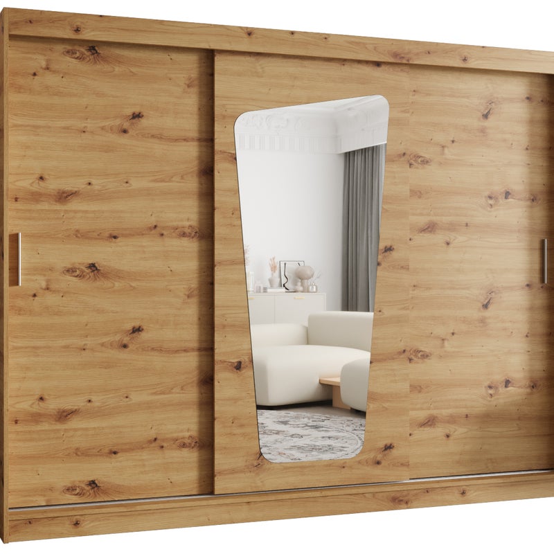 Szafa przesuwna garderoba MOKA 250 x 62 x 200 cm Artisan - Abiks Meble