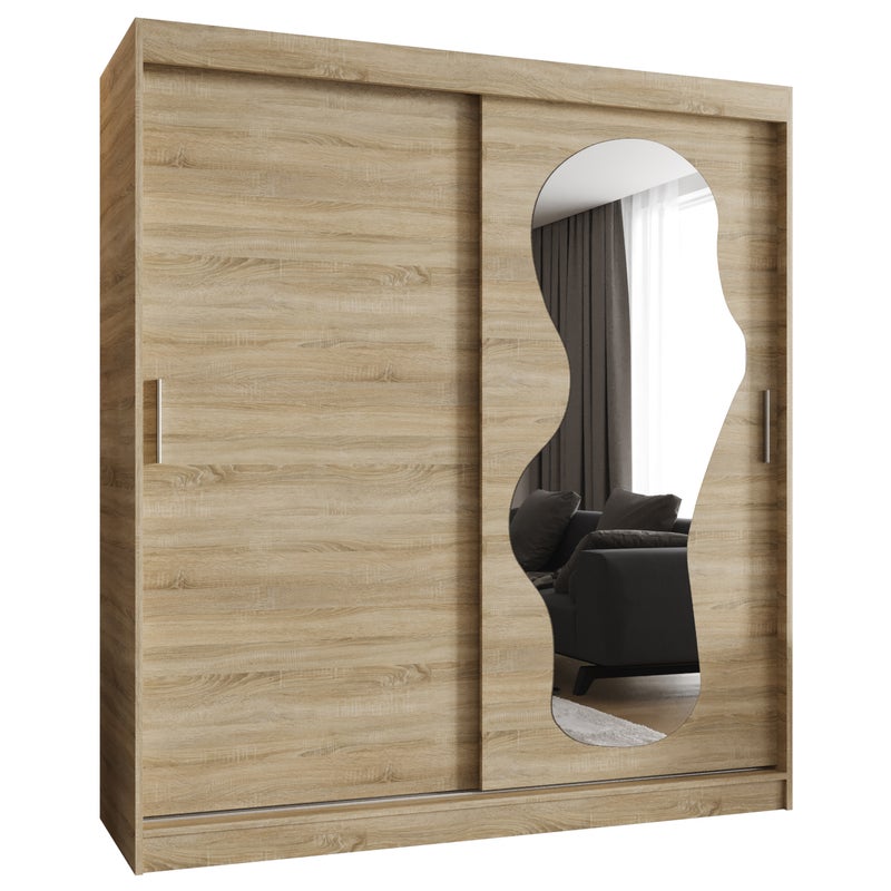 Szafa przesuwna garderoba ULTRA 180 x 62 x 200 cm Sonoma - Abiks Meble
