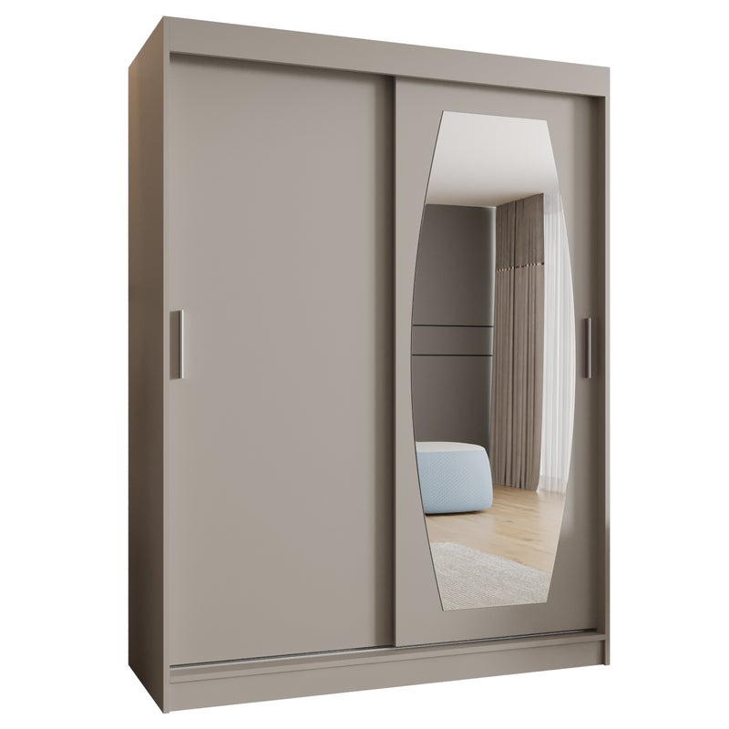 Szafa przesuwna garderoba ROSSA 150 x 62 x 200 cm Kaszmir - Abiks Meble