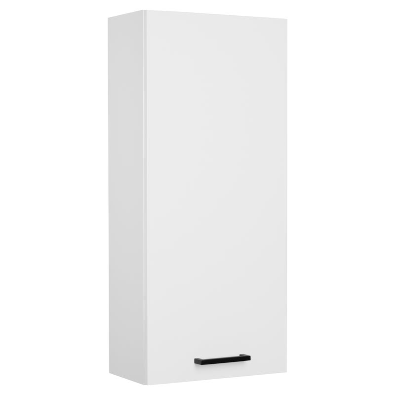 Szafka łazienkowa wisząca biała matowa do łazienki na ścianę 40 x 90 cm