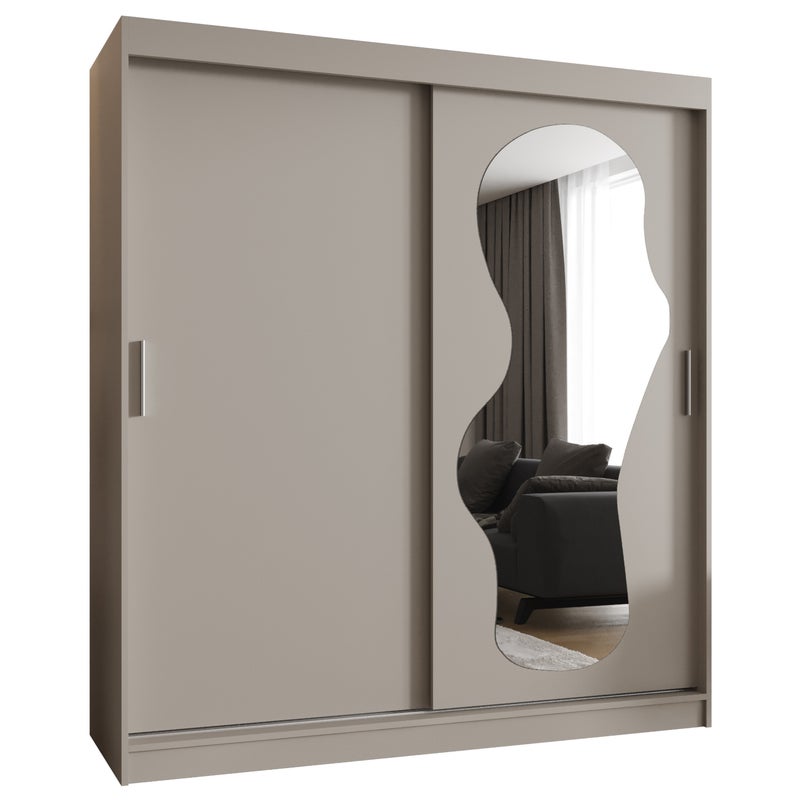 Szafa przesuwna garderoba ULTRA 180 x 62 x 200 cm Kaszmir - Abiks Meble