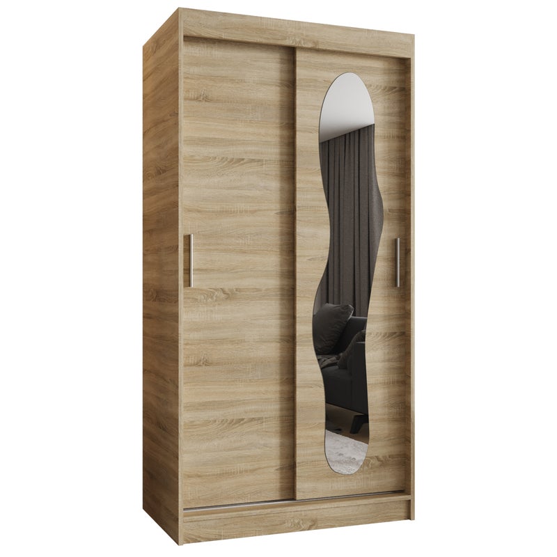 Szafa przesuwna garderoba ULTRA 100 x 62 x 200 cm Sonoma - Abiks Meble