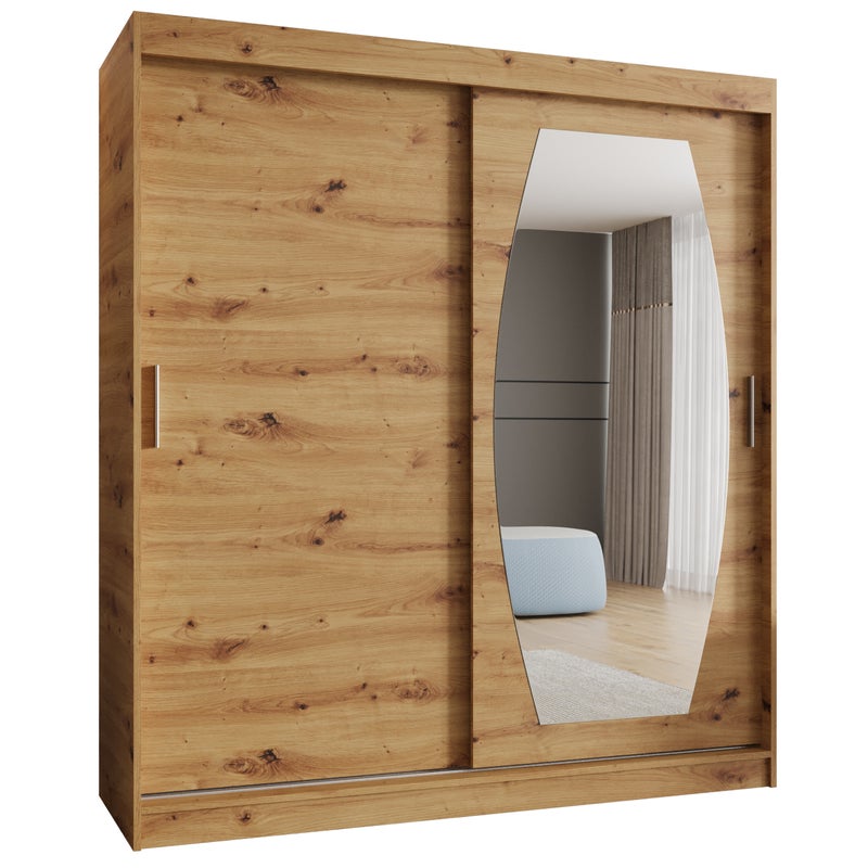 Szafa przesuwna garderoba ROSSA 180 x 62 x 200 cm Artisan - Abiks Meble