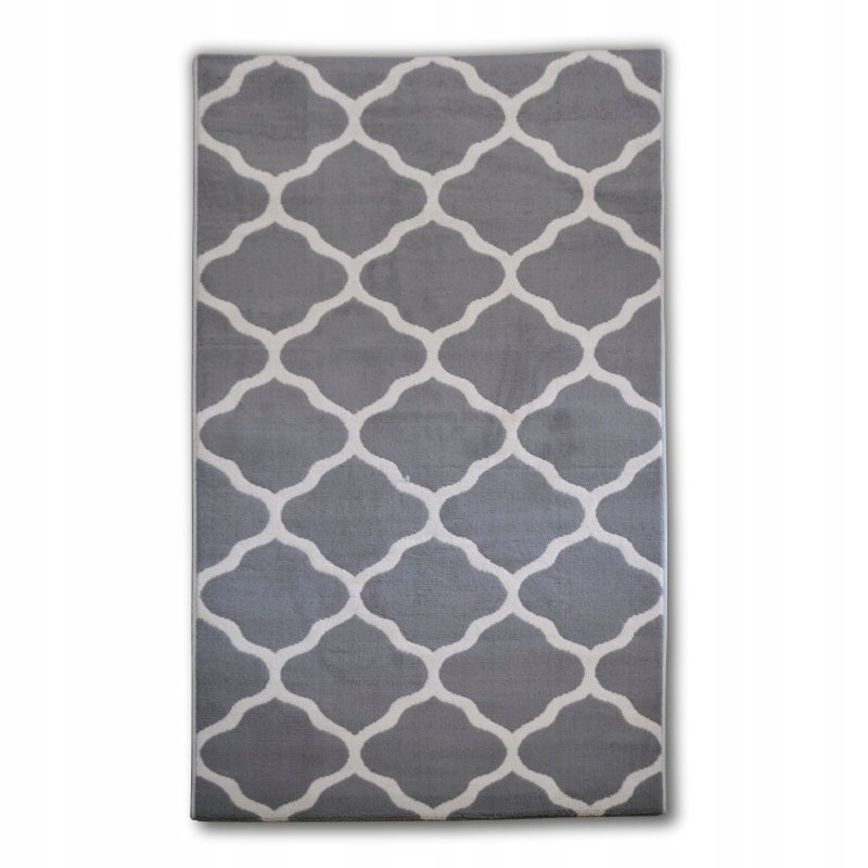 DYWAN 200x290 BCF CAPRI NOWOCZESNY SZARY/BIAŁY