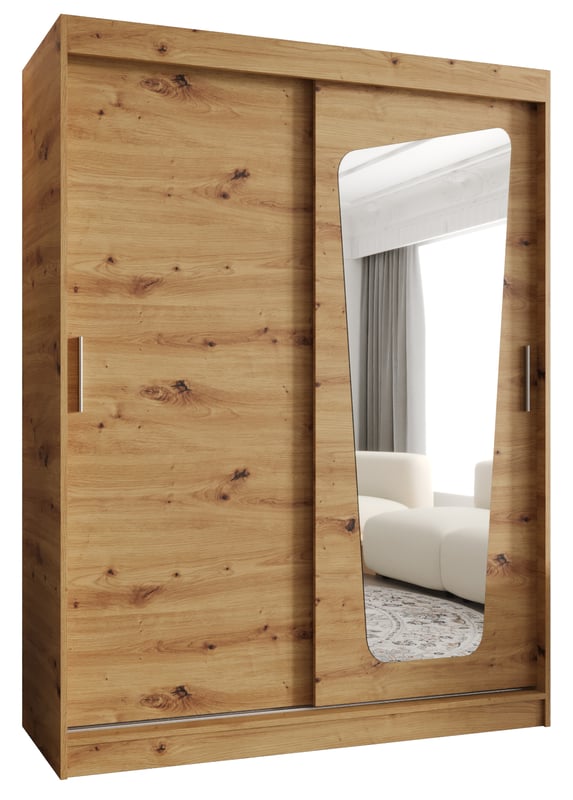 Szafa przesuwna garderoba MOKA 150 x 62 x 200 cm Artisan - Abiks Meble