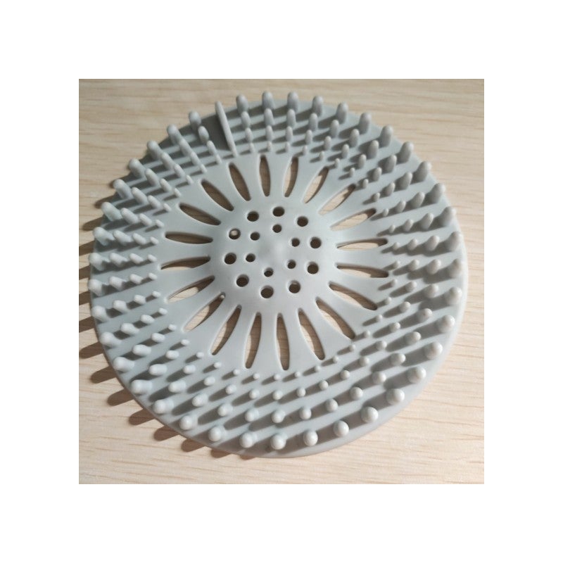 Wytrzymały silikonowy łapacz włosów zapobiega przedostawaniu się włosów do odpływu prysznica, jest łatwy w montażu i czyszczeniu, a także wygodny