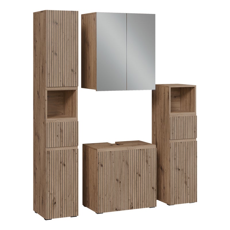 Vicco Zestaw mebli łazienkowych Takumi, Rzemieślnik, 4 części