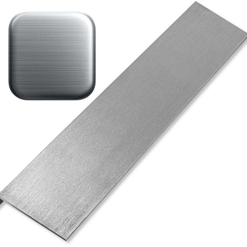 GAL-INDUSTRIAL Kątownik Aluminiowy SZCZOTKOWANY 40x40x3mm 370cm Alu + Cięcie na wymiar