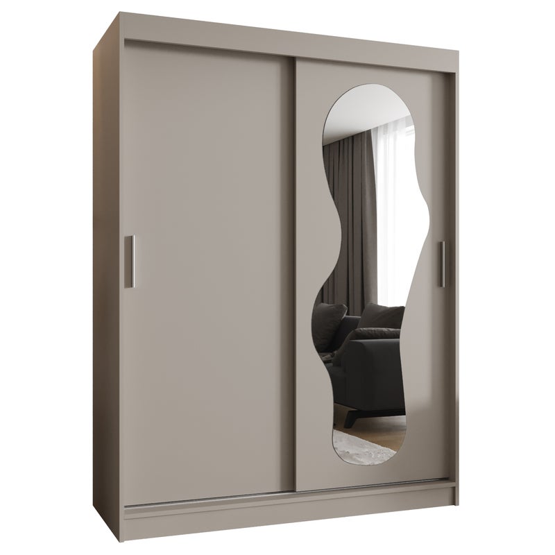 Szafa przesuwna garderoba ULTRA 150 x 62 x 200 cm Kaszmir - Abiks Meble