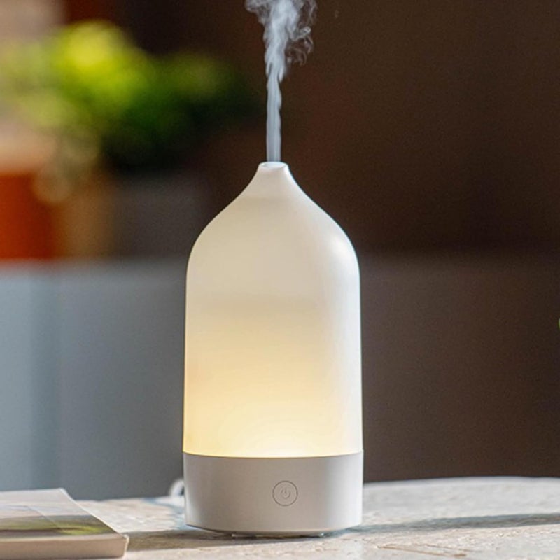 Dyfuzor olejków zapachowych 120 ml z funkcją automatycznego wyłączania i 7-kolorowymi diodami LED – ultradźwiękowy nawilżacz powietrza i aromaterapia