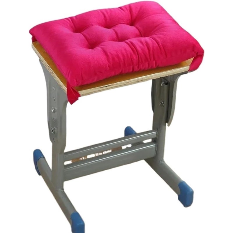 Poduszki na siedziska z kordu, gruba poduszka na ławkę studencką, jesień-zima, prostokątna, miękka i wygodna, aksamitna kryształowa, 24*36*6 cm