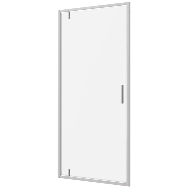 Drzwi prysznicowe uchylne Solid DSPA 70 CHR szkło transprentne 6 mm profile chrom KERRA