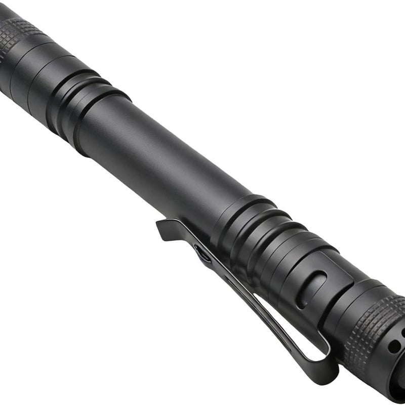 Latarka UV LED, przenośna mini latarka LED z klipsem, do wykrywania farby, minerałów, fluoresceiny, moczu i srebra