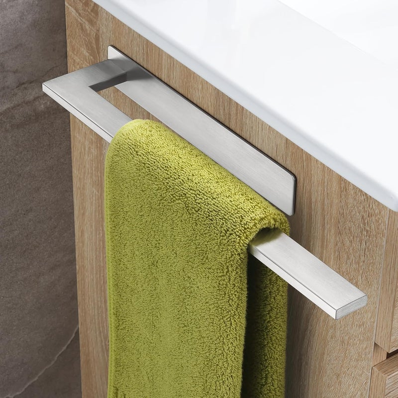 Wieszak na ręczniki łazienkowe bez wiercenia, samoprzylepny uchwyt na ręczniki, ścienny wieszak na ręczniki, uchwyt na ręczniki ze stali nierdzewnej,