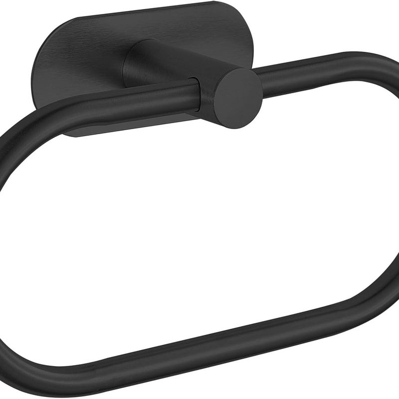 Samoprzylepny wieszak na ręczniki do łazienki, montowany na ścianie – bez konieczności wiercenia, akcesoria montażowe, nowoczesny okrągły wieszak na r