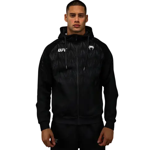 UFC Venum Bluza Rozpinana Z Kapturem Replica Zenith Black Zip Hoodie