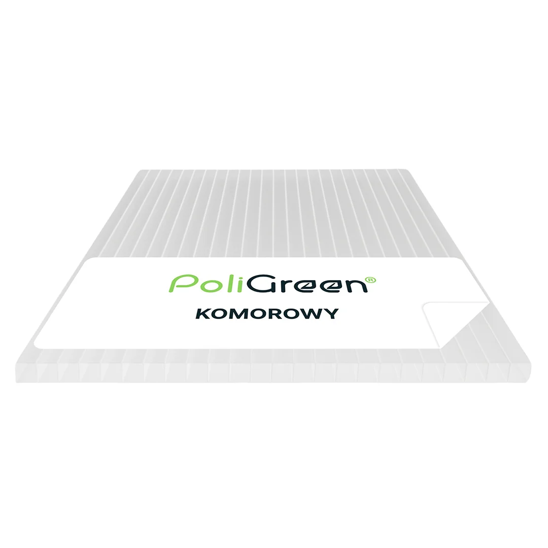 Poliwęglan komorowy PoliGreen 2000x2100, mleczny 6 mm