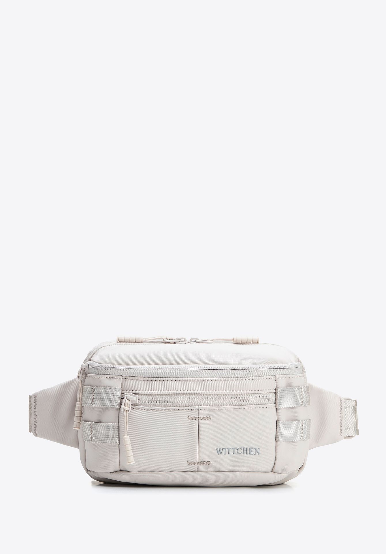 Nerka męska z ochroną RFID złamana biel