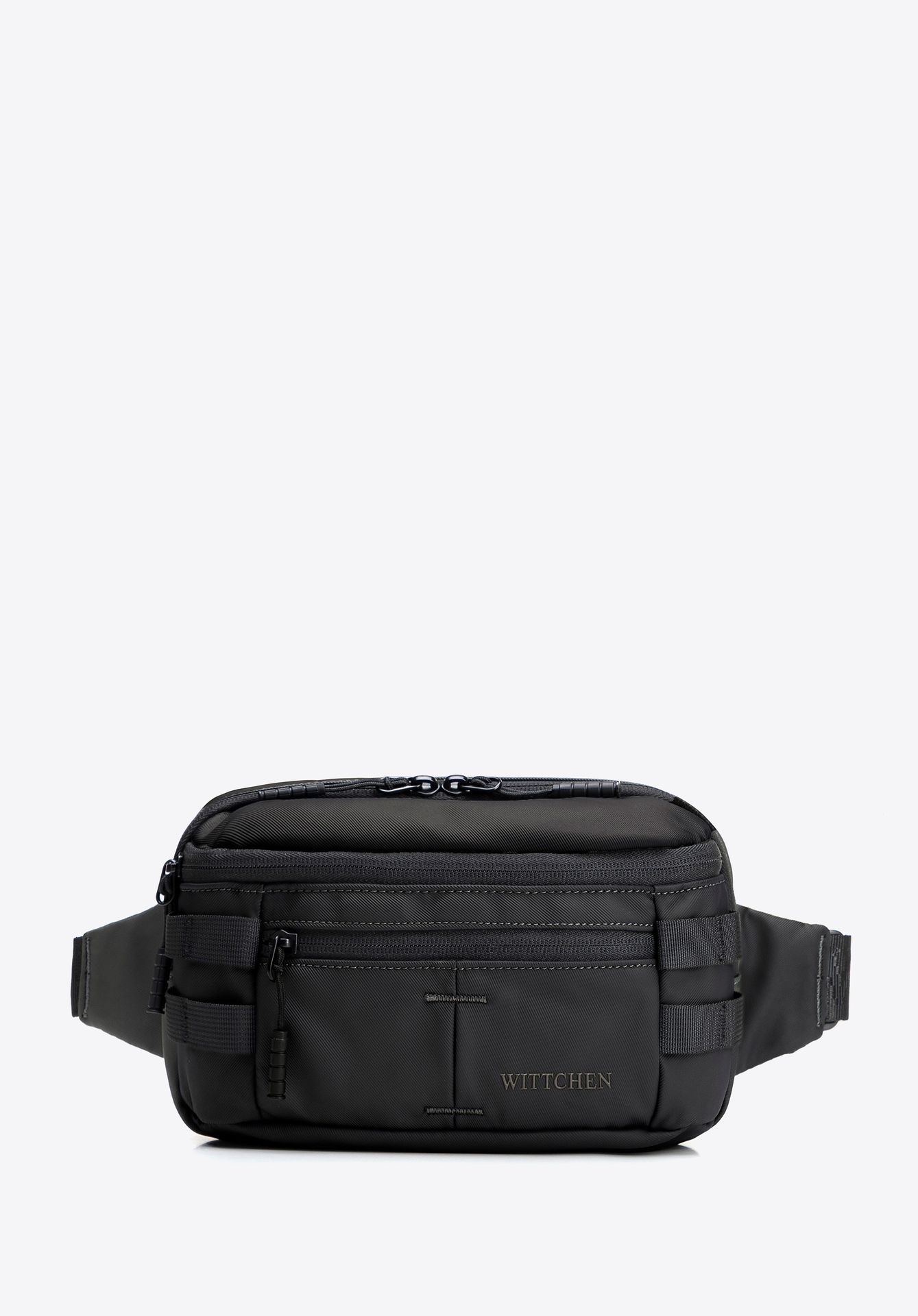 Nerka męska z ochroną RFID czarna