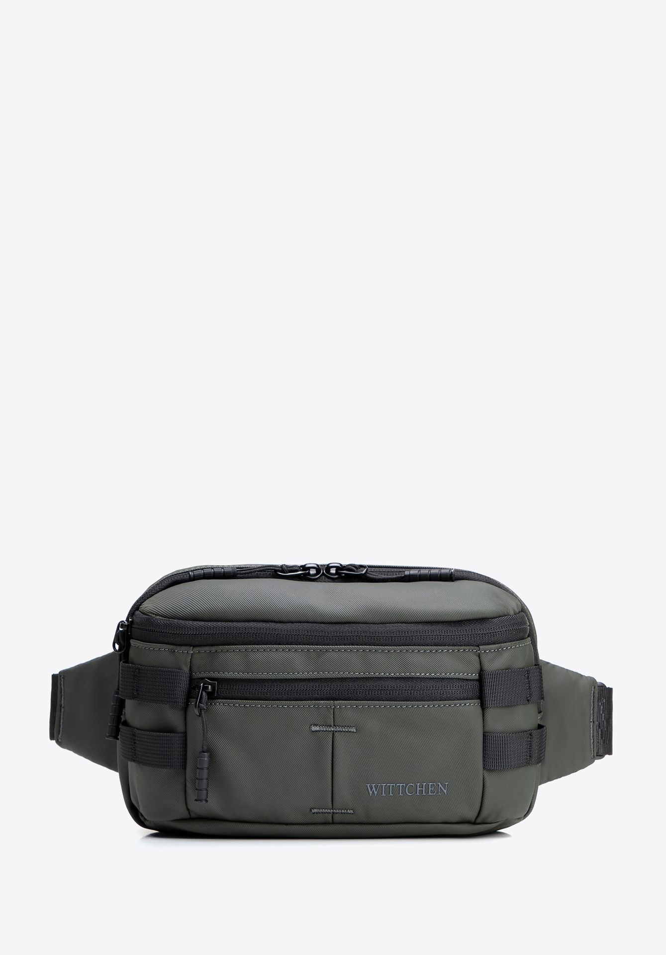 Nerka męska z ochroną RFID khaki